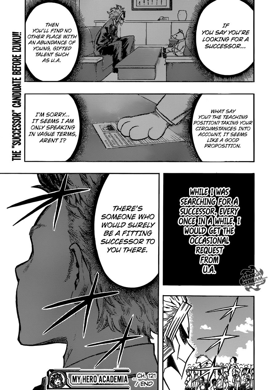 Boku No Hero Academia Chapter 121 page 18 - 