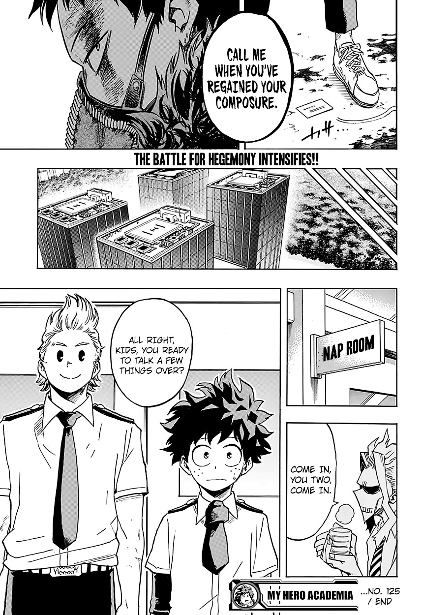 Boku No Hero Academia Chapter 125.1 page 20 - 