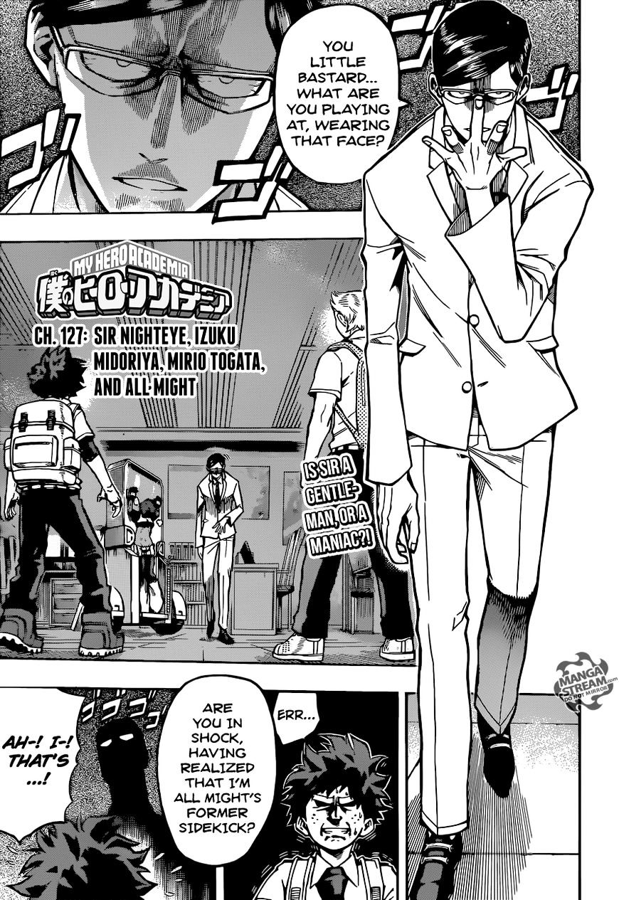 Boku No Hero Academia Chapter 127 page 1 - 