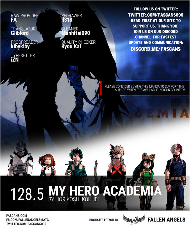 Boku No Hero Academia Chapter 128.5 page 1 - 