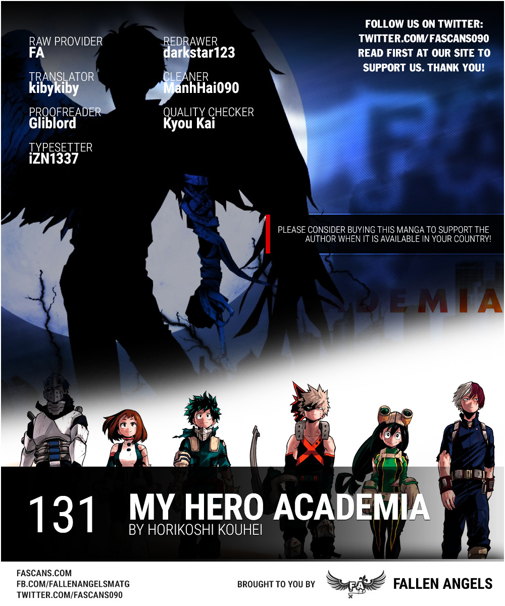 Boku No Hero Academia Chapter 131.1 page 1 - 
