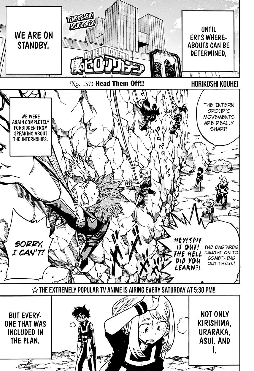 Boku No Hero Academia Chapter 137 page 2 - 