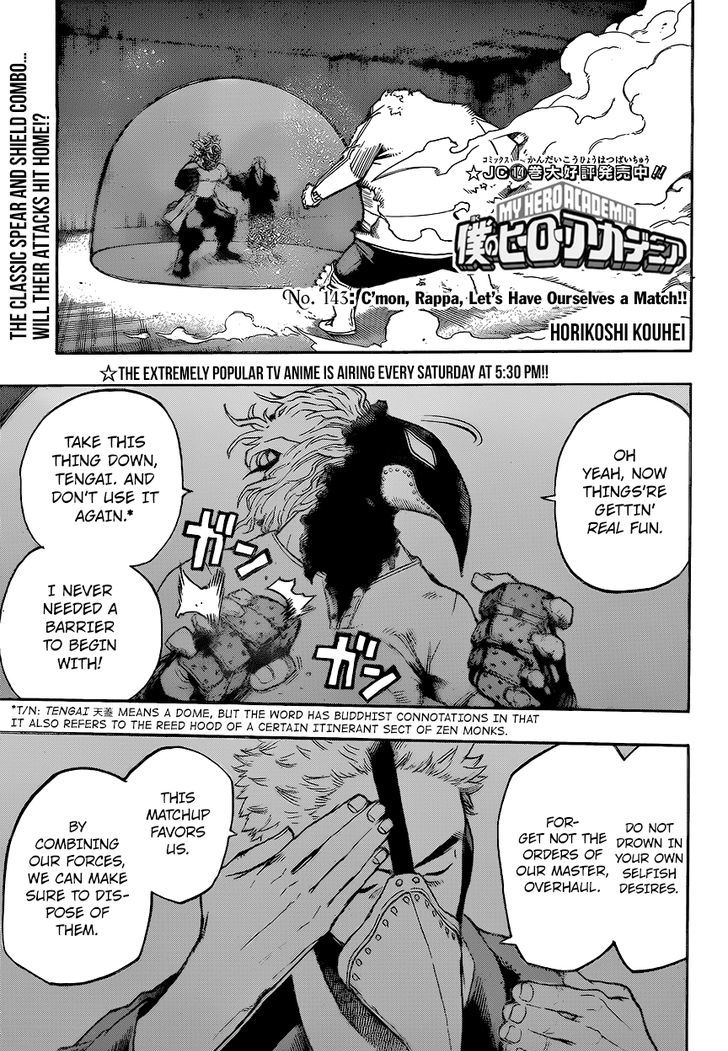 Boku No Hero Academia Chapter 143 page 4 - 