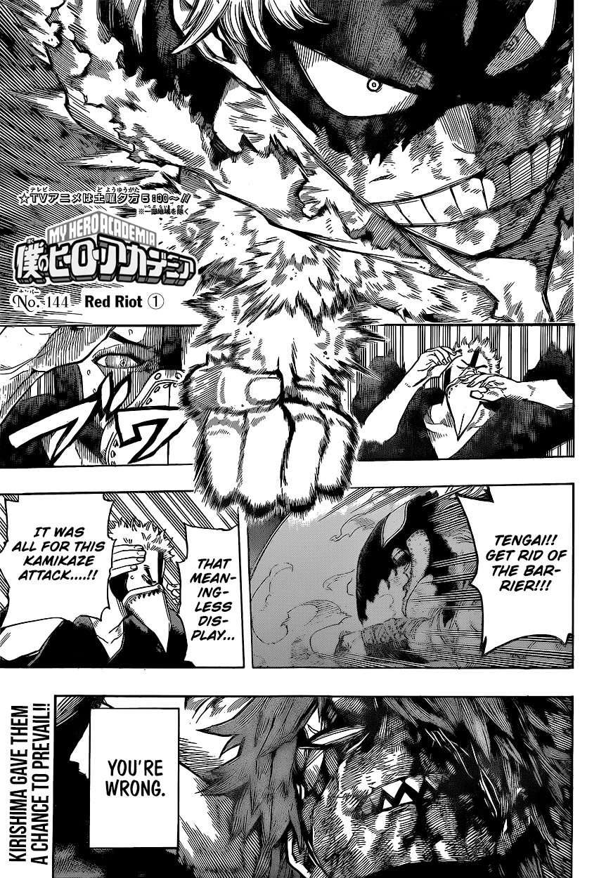 Boku No Hero Academia Chapter 144 page 4 - 