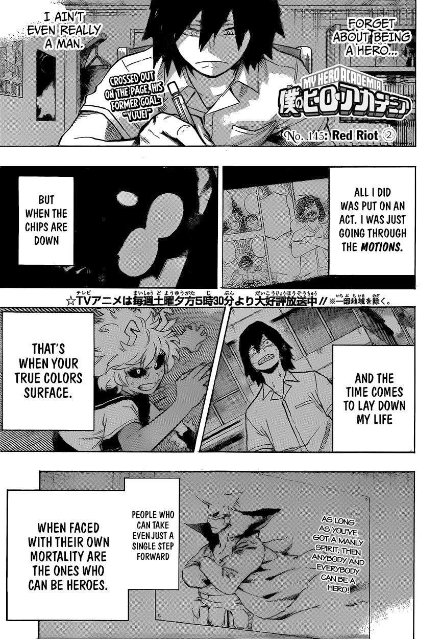 Boku No Hero Academia Chapter 145 page 6 - 