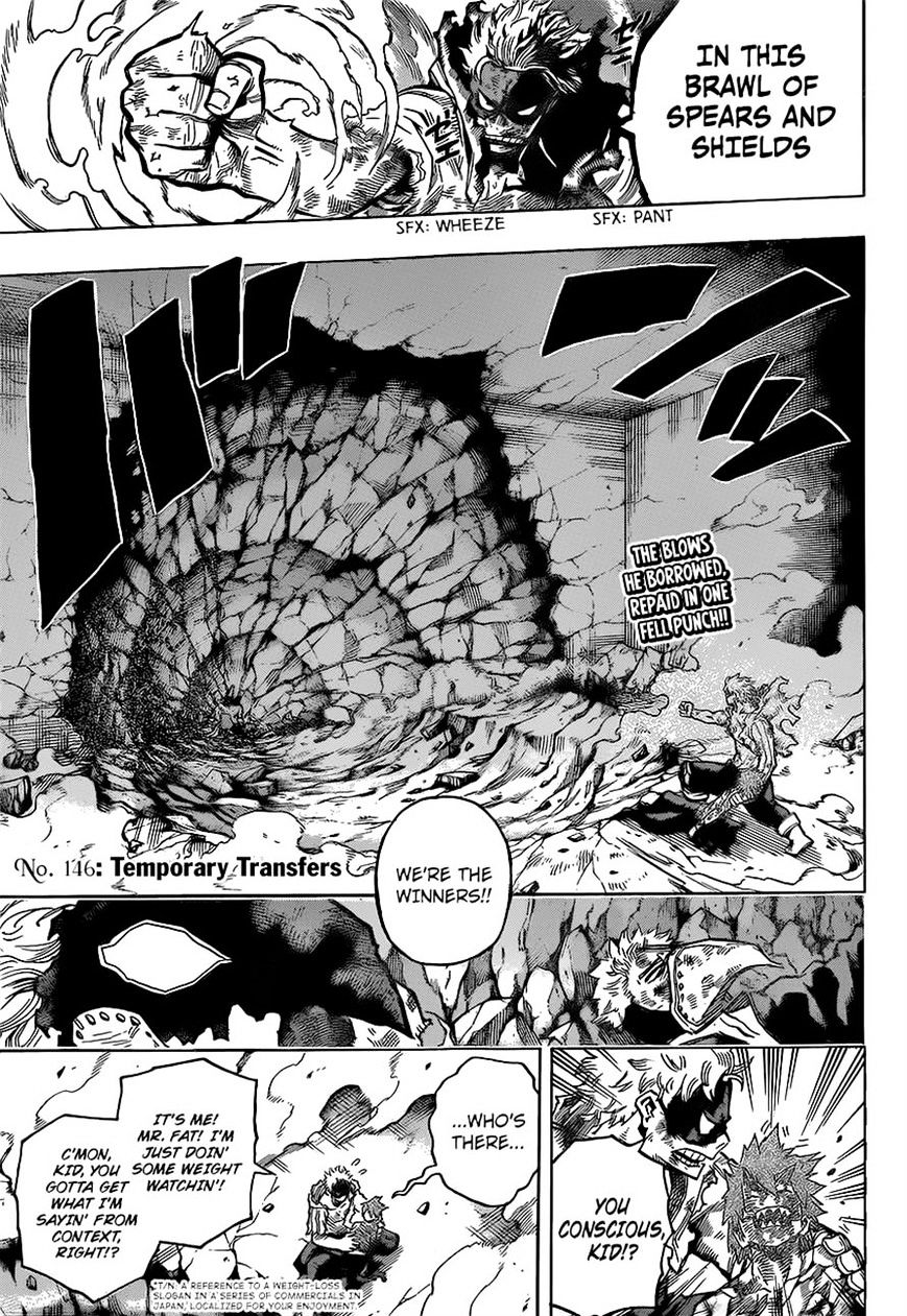 Boku No Hero Academia Chapter 146 page 1 - 