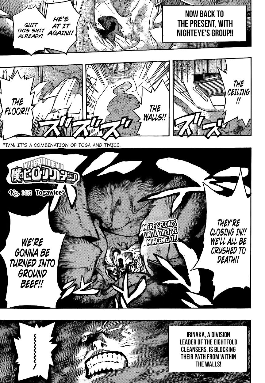 Boku No Hero Academia Chapter 147 page 5 - 