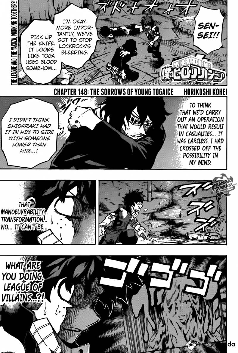 Boku No Hero Academia Chapter 148 page 1 - 