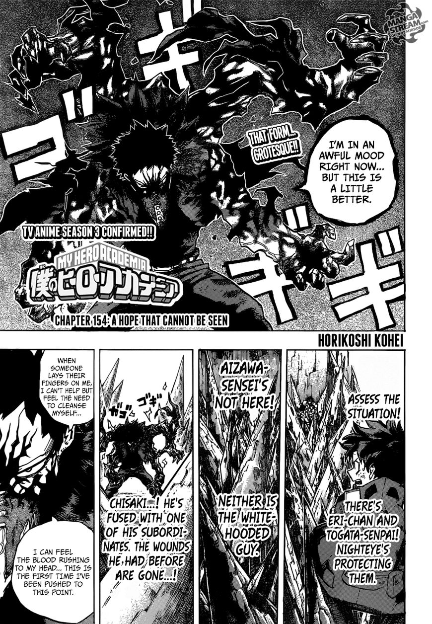 Boku No Hero Academia Chapter 154 page 1 - 