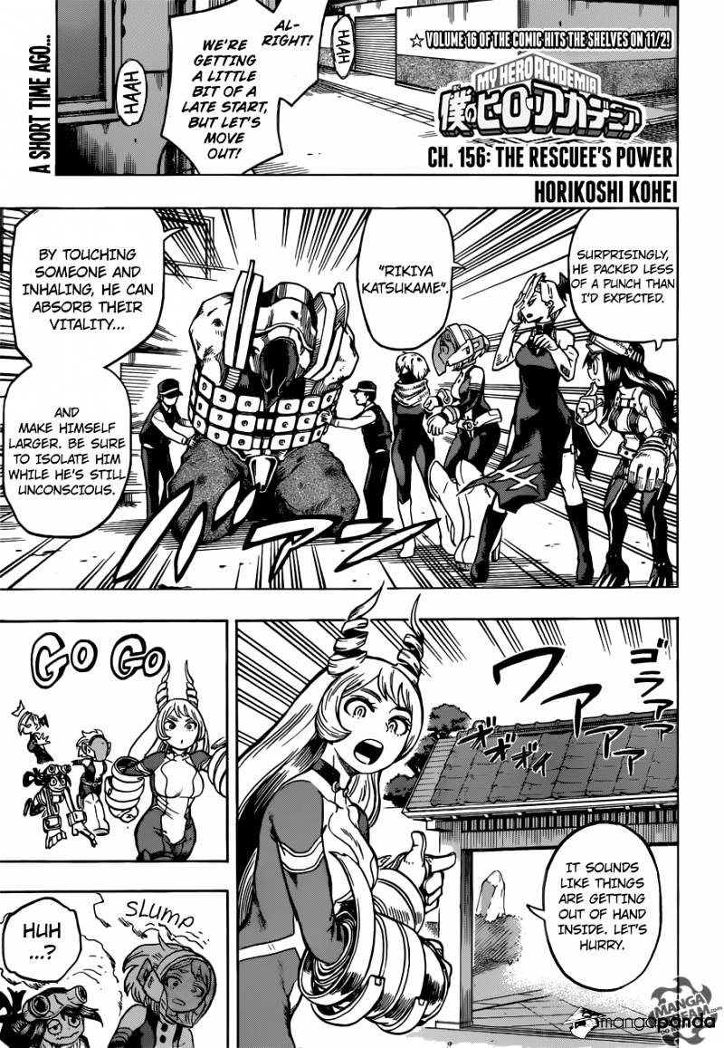Boku No Hero Academia Chapter 156 page 1 - 
