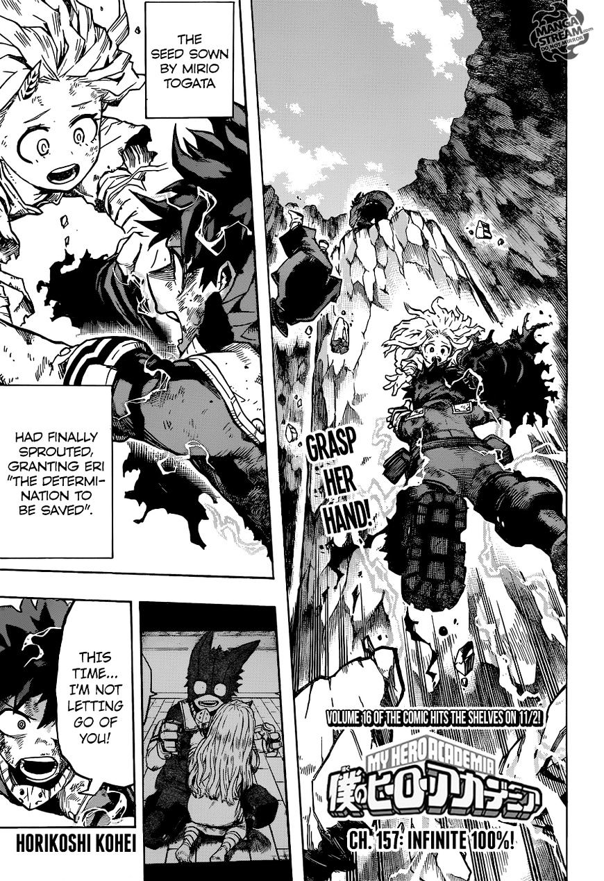 Boku No Hero Academia Chapter 157 page 1 - 