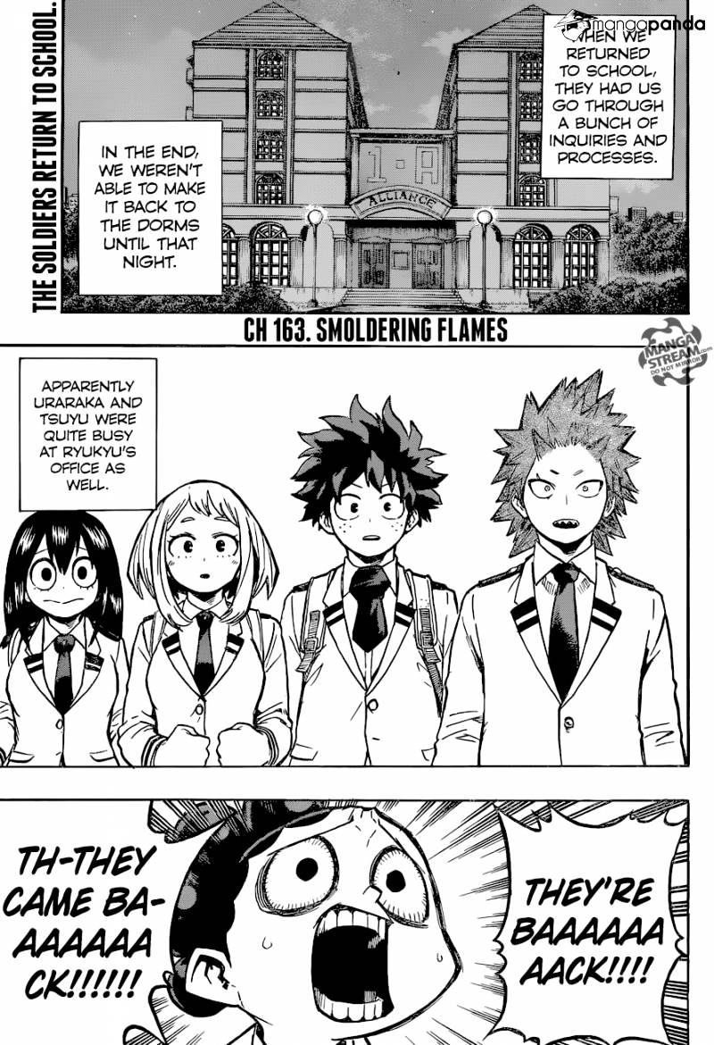 Boku No Hero Academia Chapter 163 page 1 - 