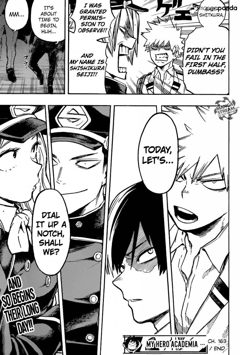 Boku No Hero Academia Chapter 163 page 16 - 