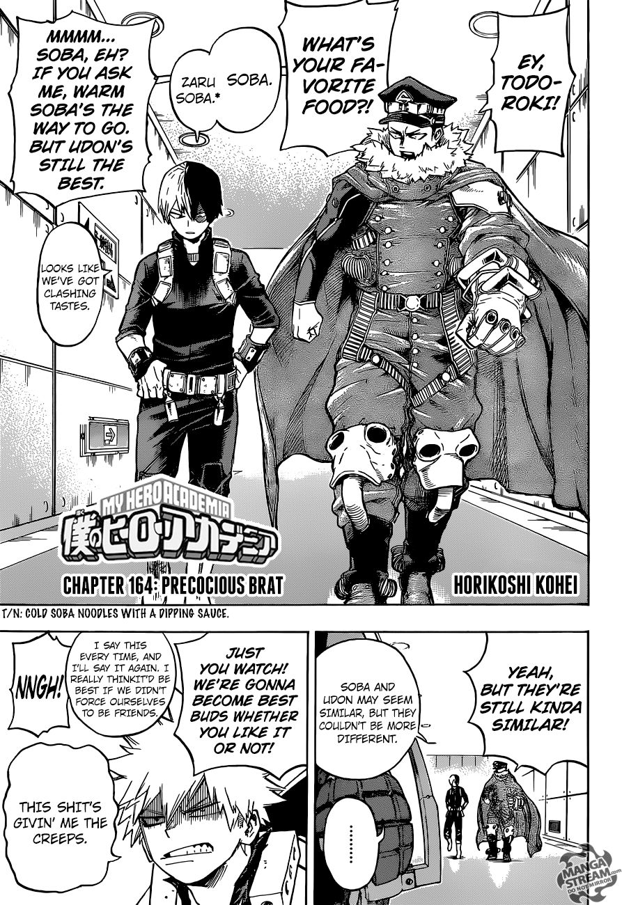 Boku No Hero Academia Chapter 164 page 1 - 