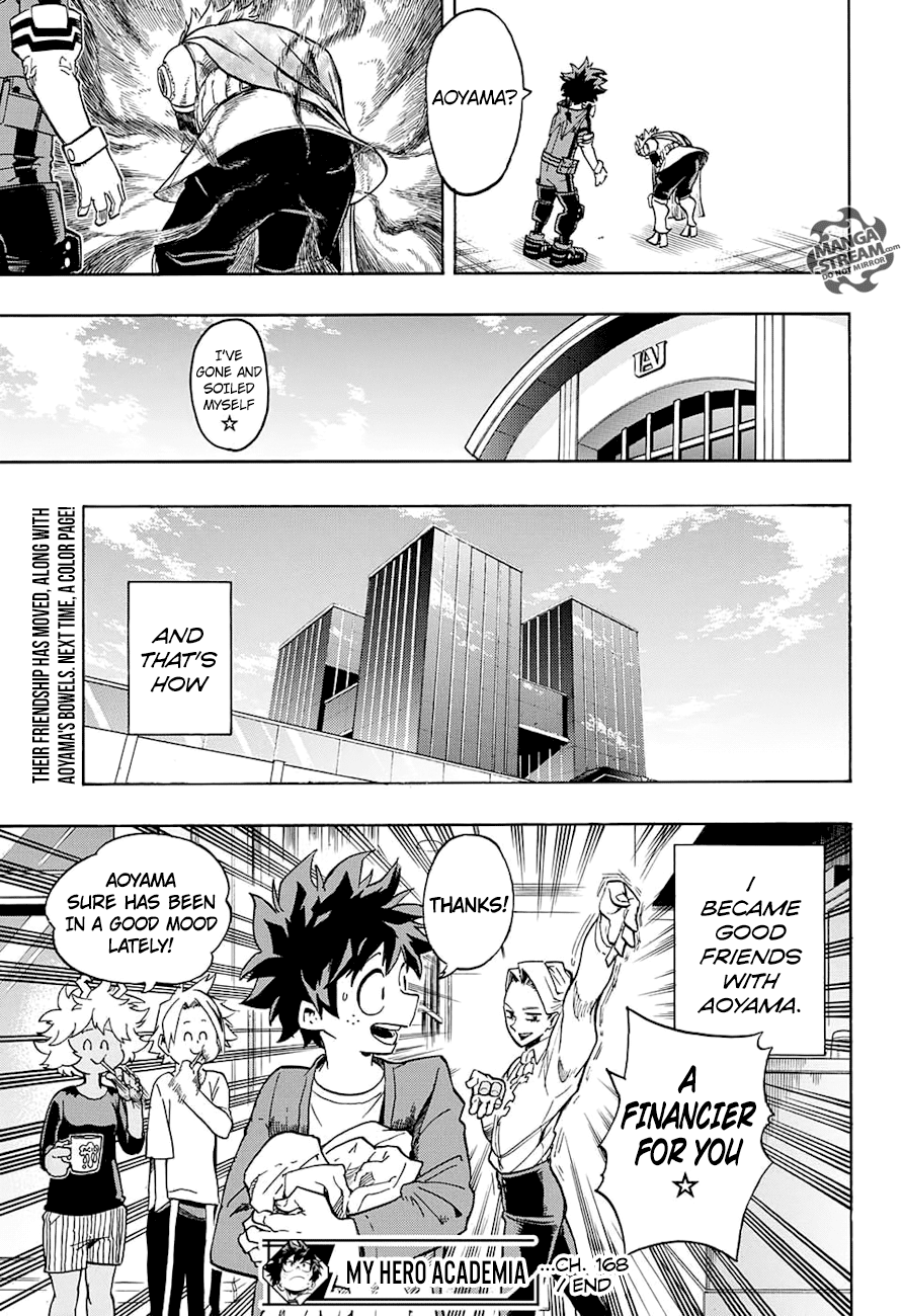 Boku No Hero Academia Chapter 168 page 18 - 