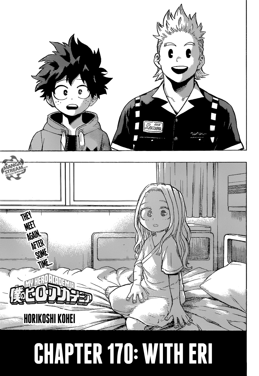 Boku No Hero Academia Chapter 170 page 1 - 