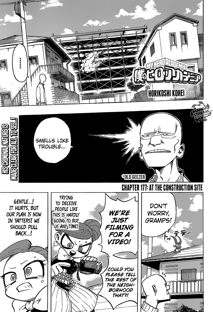 Boku No Hero Academia Chapter 177 page 1 - 