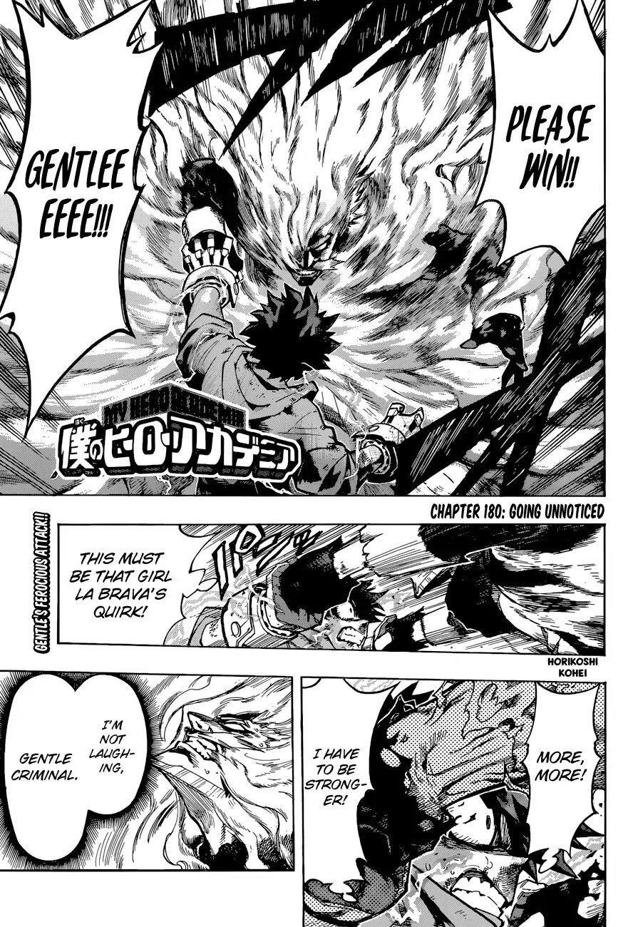Boku No Hero Academia Chapter 180 page 1 - 