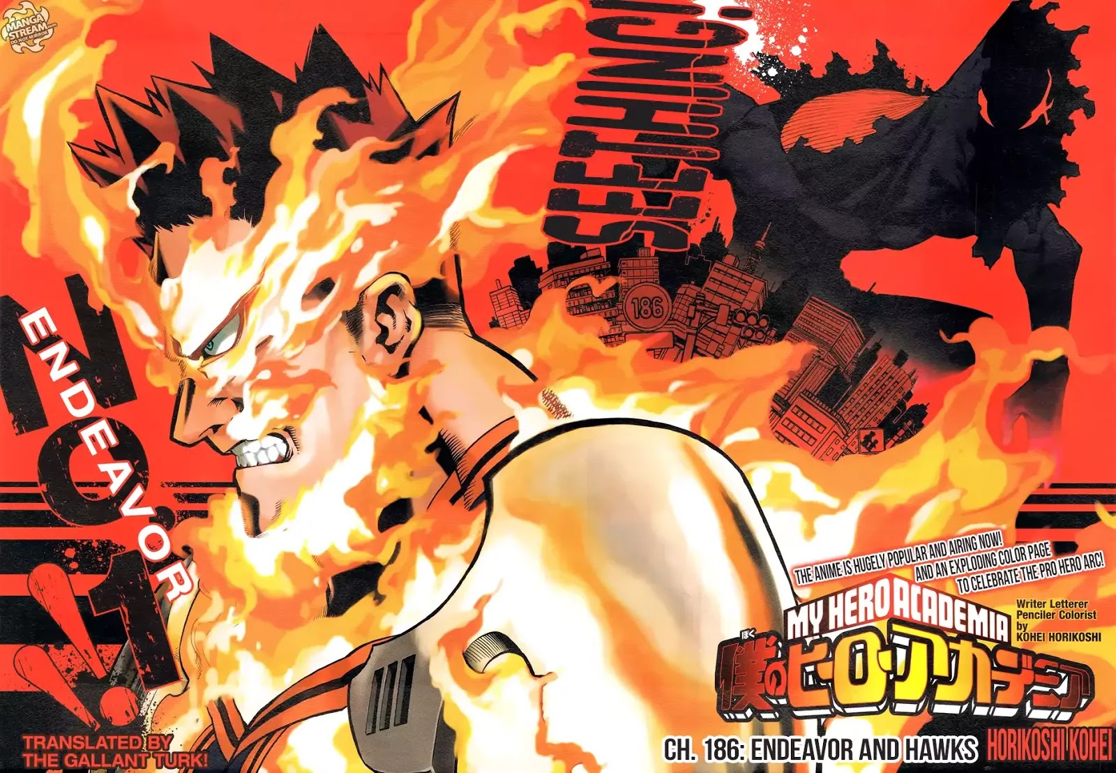 Boku No Hero Academia Chapter 186 page 1 - 