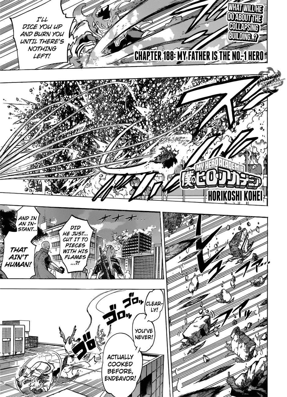 Boku No Hero Academia Chapter 188 page 1 - 