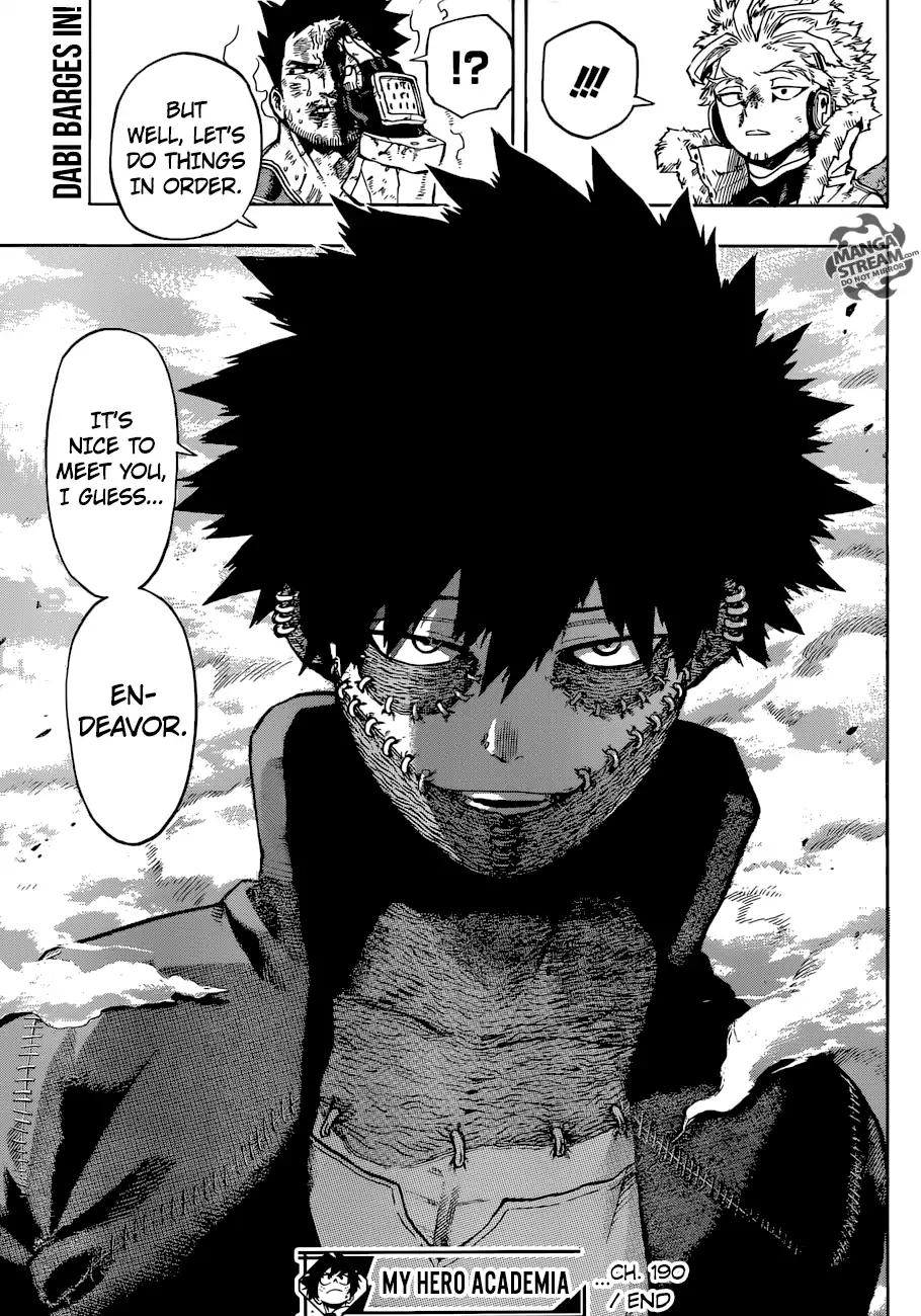 Boku No Hero Academia Chapter 190 page 15 - 