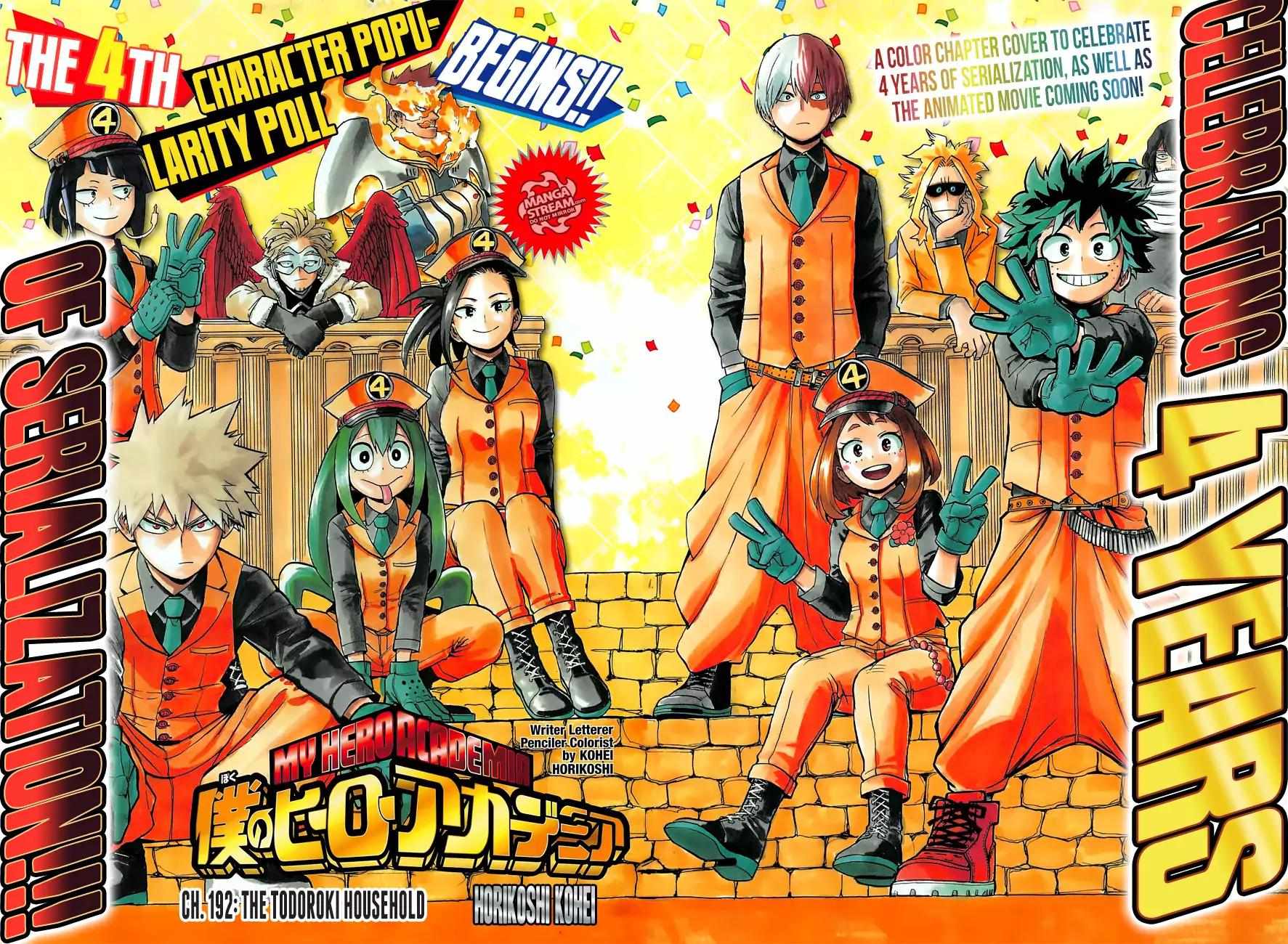 Boku No Hero Academia Chapter 192 page 4 - 