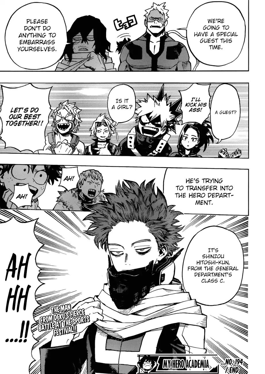 Boku No Hero Academia Chapter 194 page 13 - 