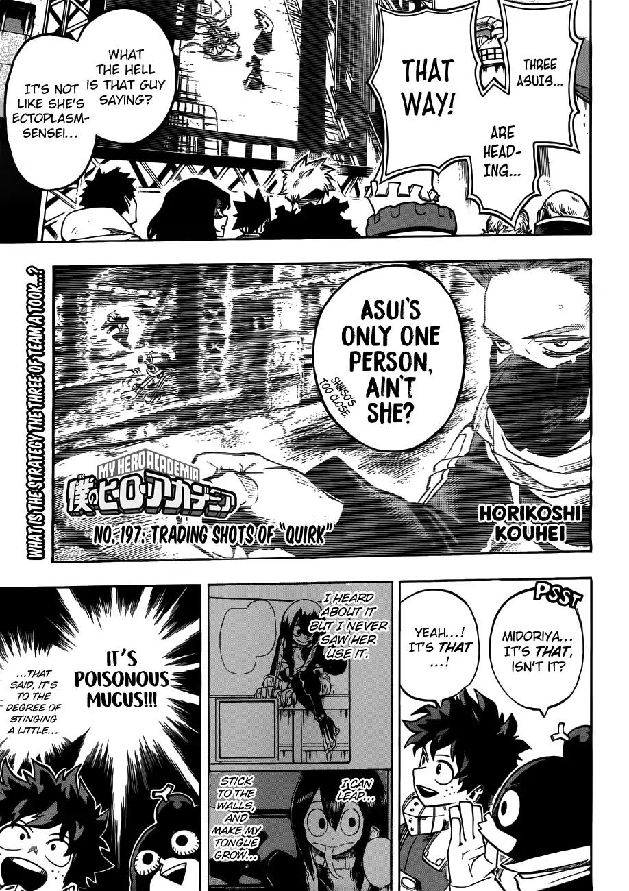 Boku No Hero Academia Chapter 197 page 1 - 