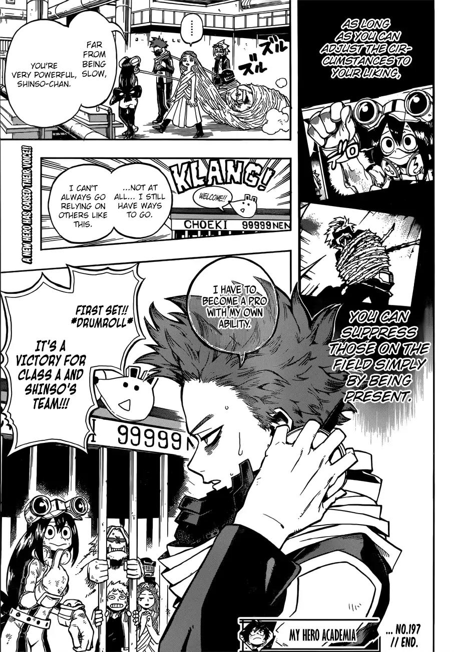 Boku No Hero Academia Chapter 197 page 16 - 