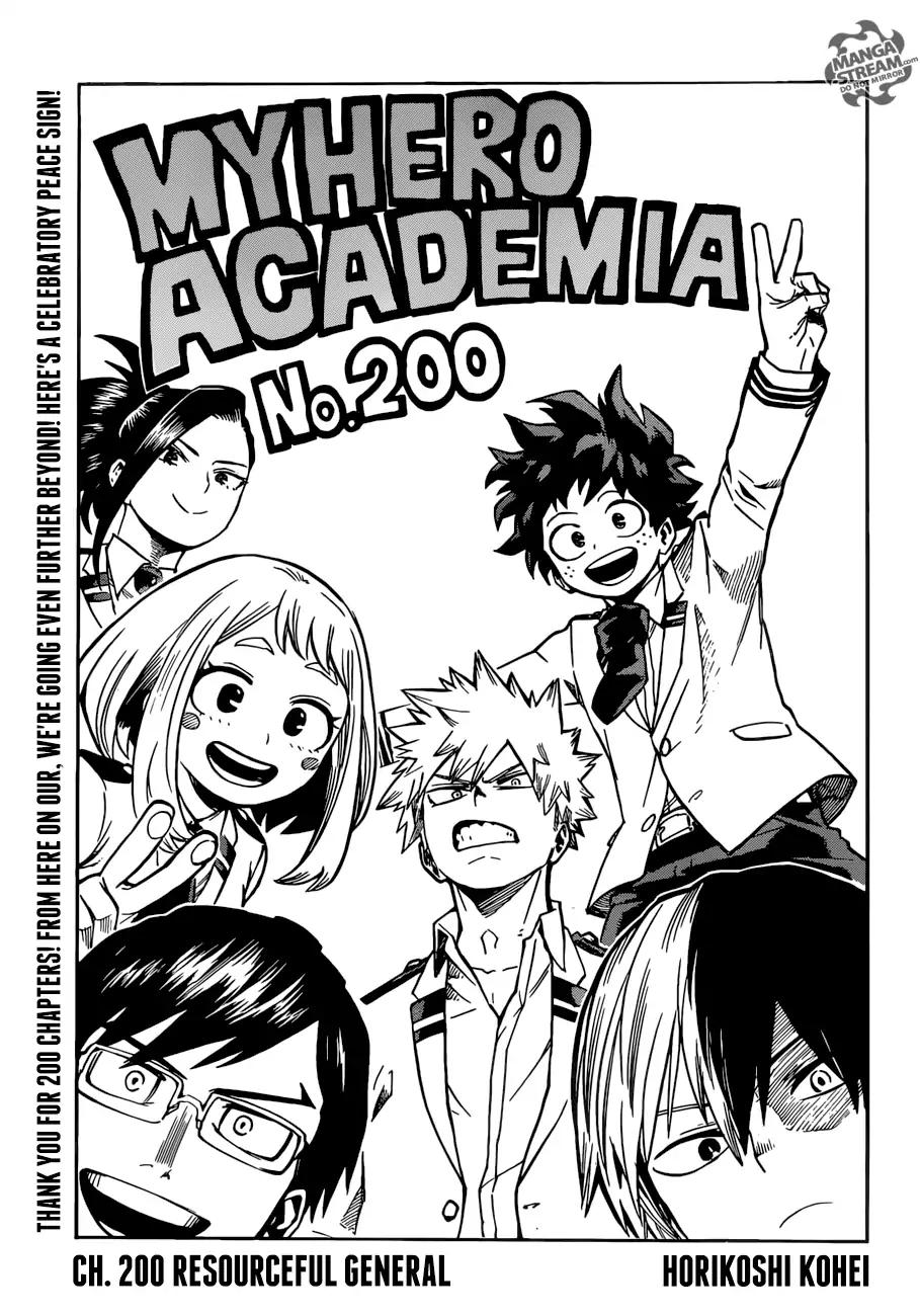 Boku No Hero Academia Chapter 200 page 1 - 