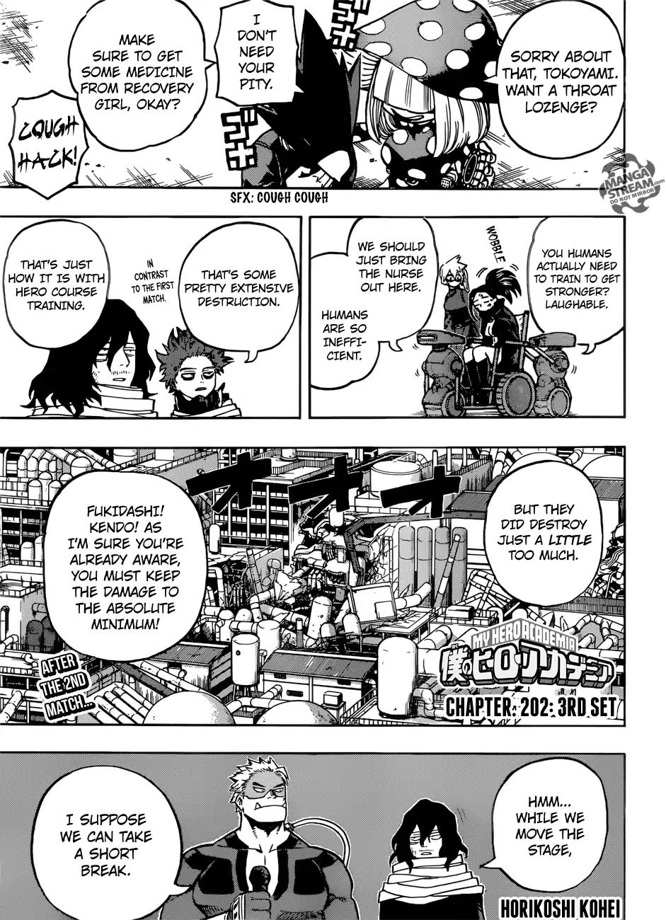 Boku No Hero Academia Chapter 202 page 1 - 