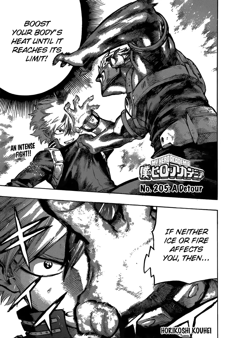 Boku No Hero Academia Chapter 205 page 1 - 