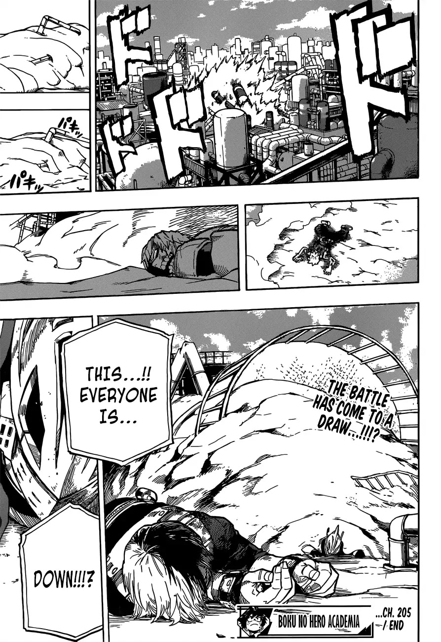 Boku No Hero Academia Chapter 205 page 16 - 