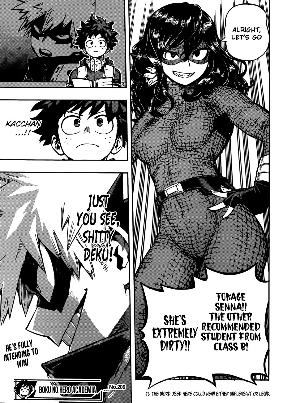 Boku No Hero Academia Chapter 206 page 16 - 