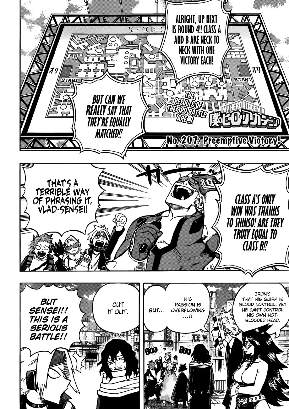 Boku No Hero Academia Chapter 207 page 3 - 