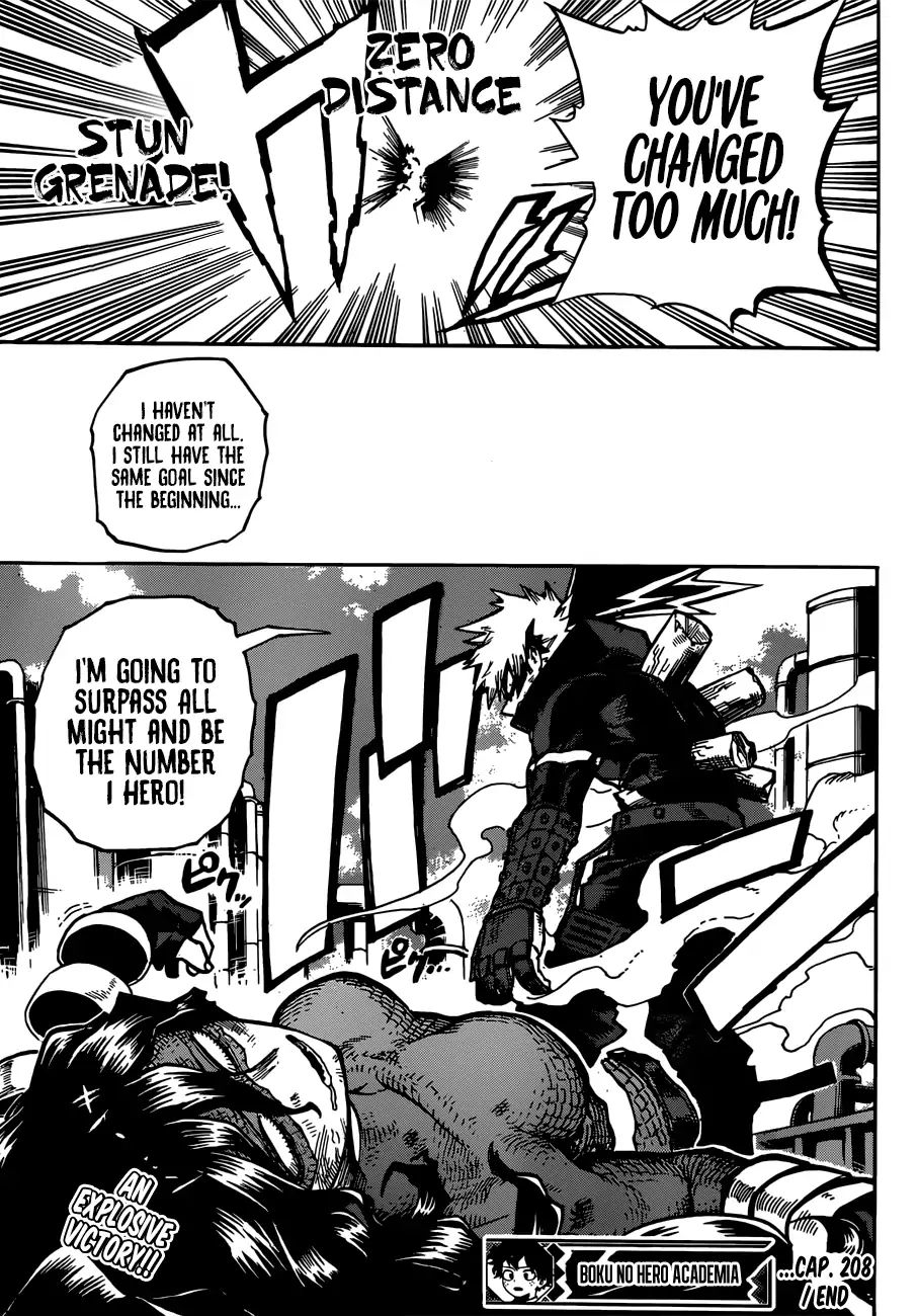Boku No Hero Academia Chapter 208 page 14 - 