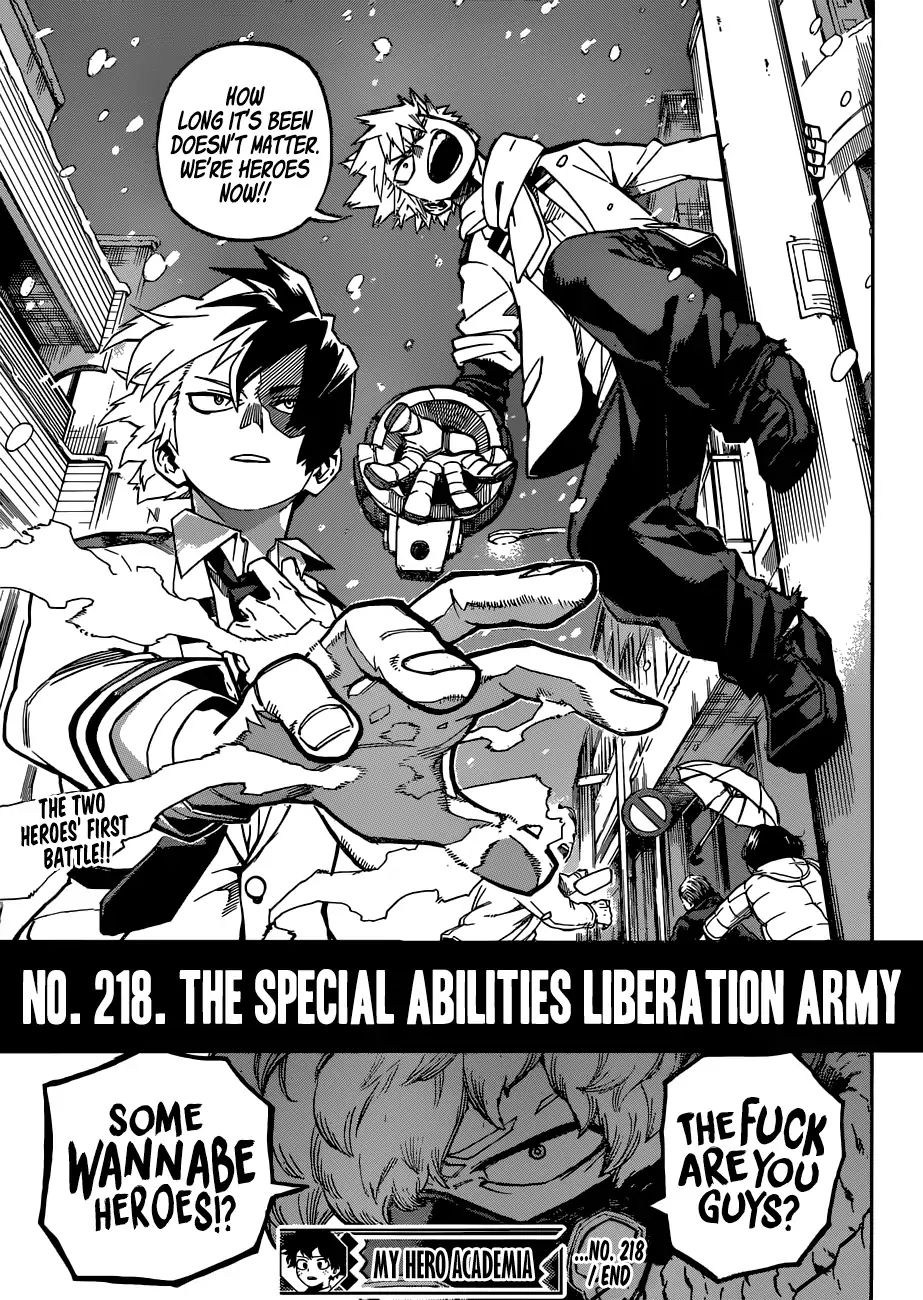 Boku No Hero Academia Chapter 218 page 16 - 