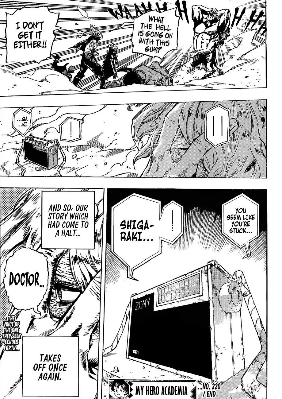 Boku No Hero Academia Chapter 220 page 16 - 