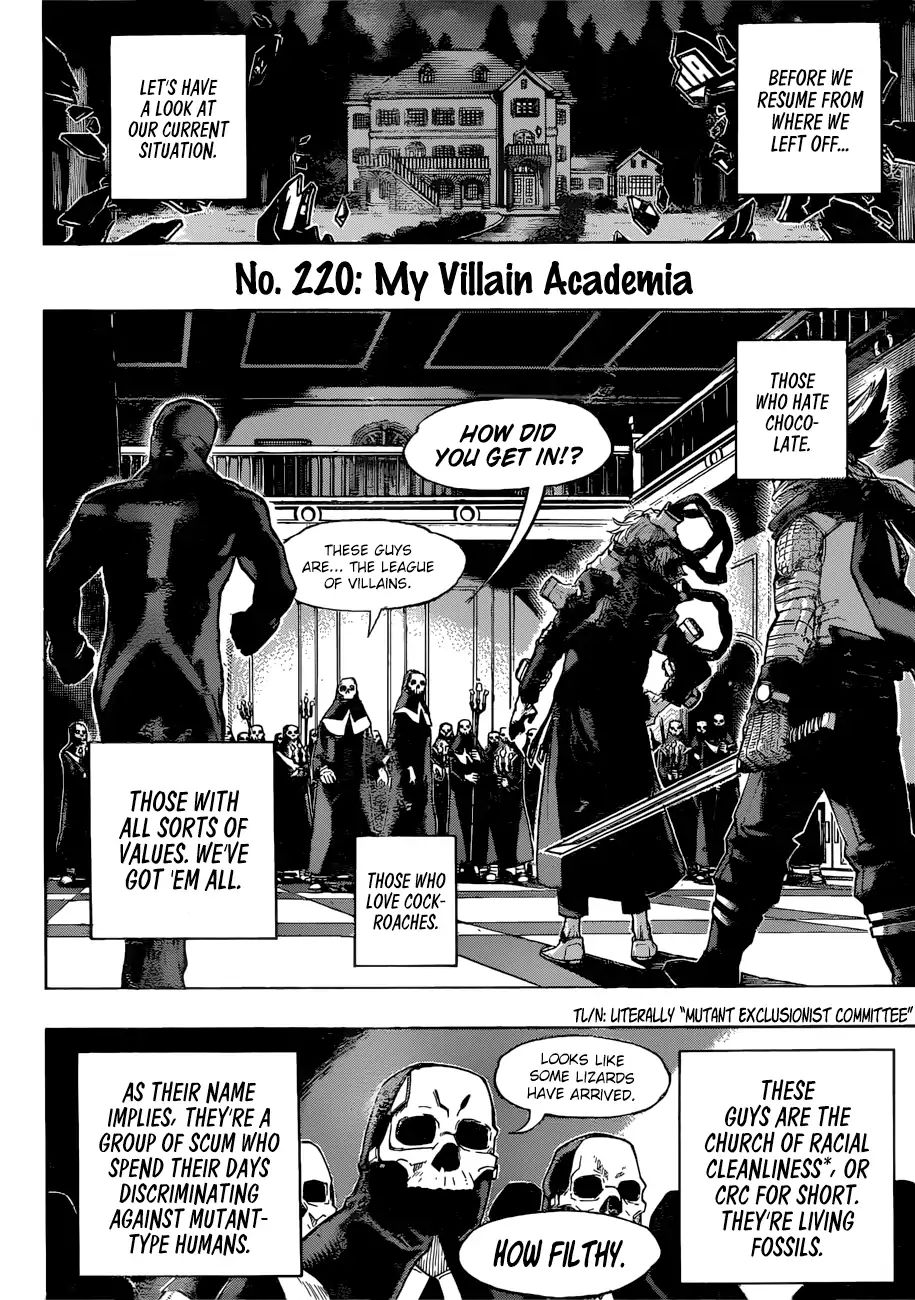Boku No Hero Academia Chapter 220 page 3 - 
