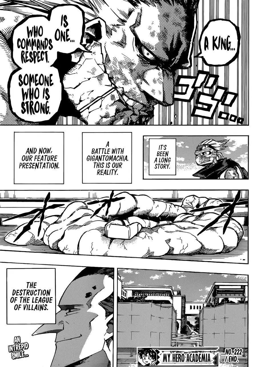 Boku No Hero Academia Chapter 222 page 15 - 