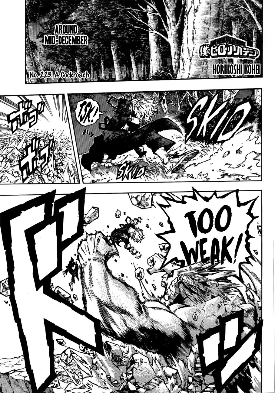 Boku No Hero Academia Chapter 223 page 1 - 