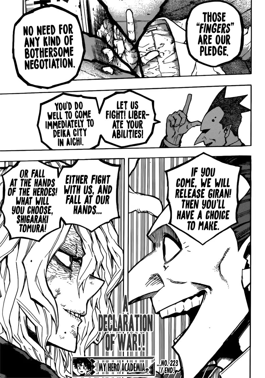 Boku No Hero Academia Chapter 223 page 15 - 