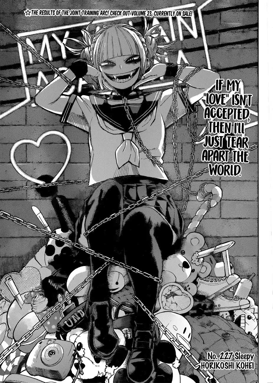 Boku No Hero Academia Chapter 227 page 1 - 