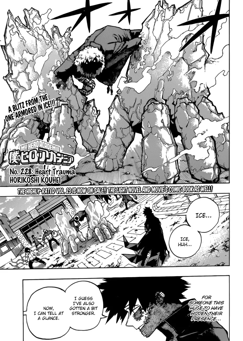 Boku No Hero Academia Chapter 228 page 1 - 