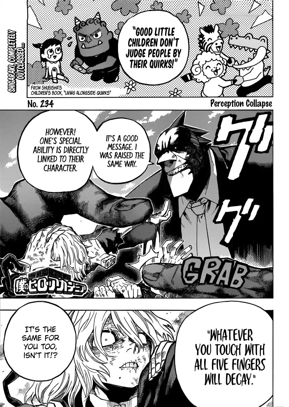 Boku No Hero Academia Chapter 234 page 1 - 