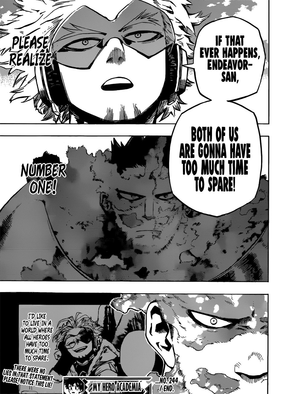 Boku No Hero Academia Chapter 244 page 18 - 