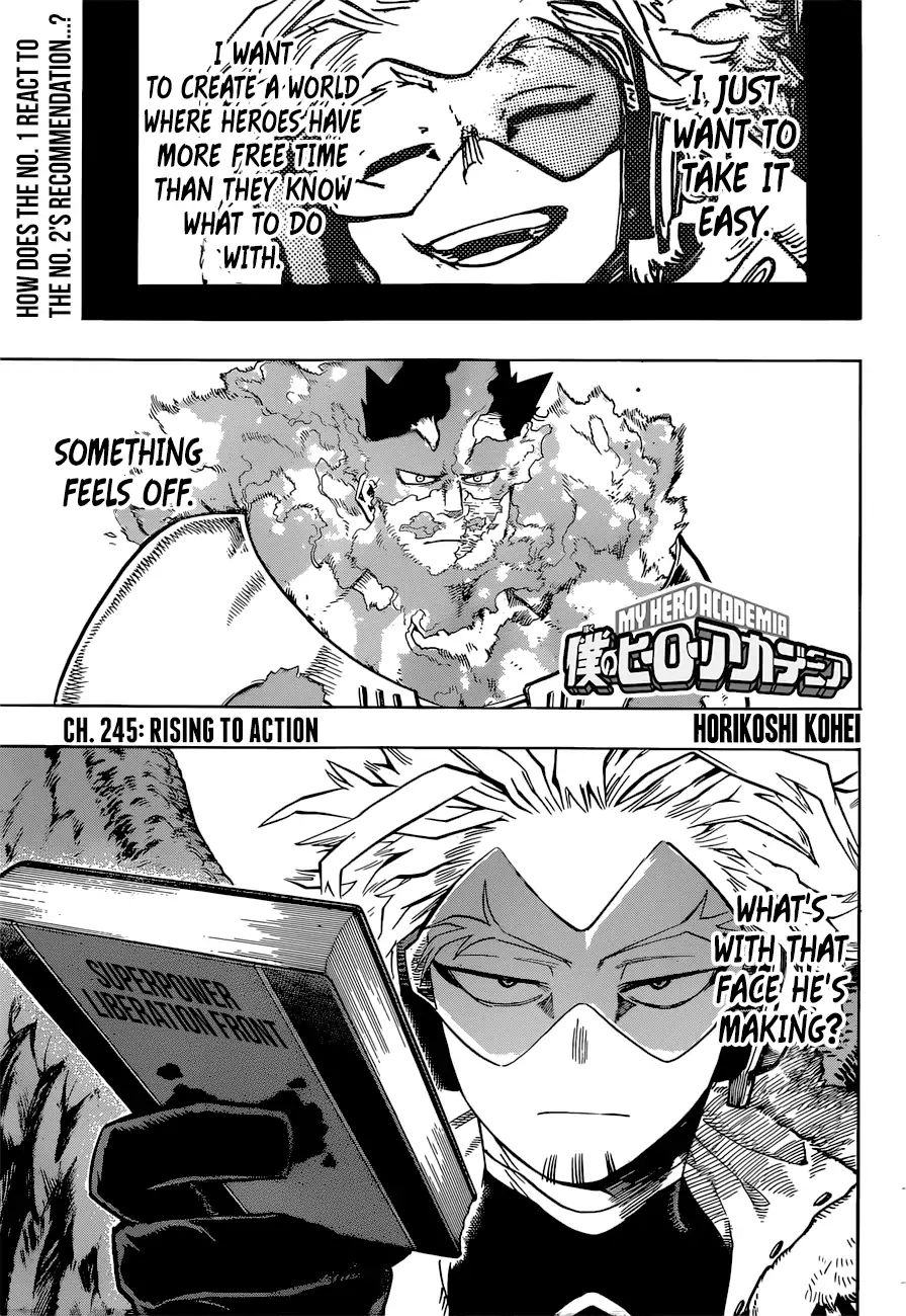 Boku No Hero Academia Chapter 245 page 1 - 