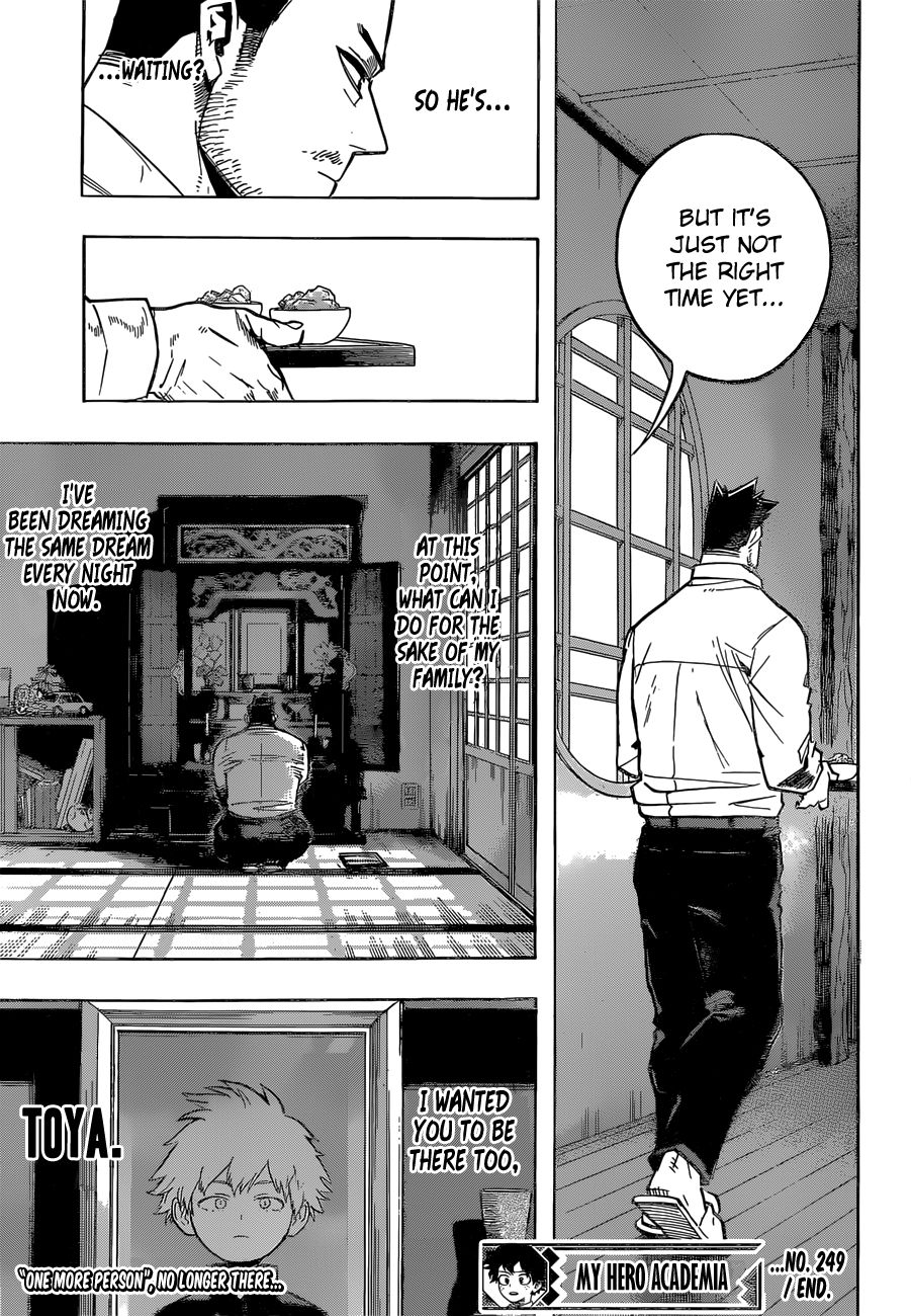 Boku No Hero Academia Chapter 249 page 16 - 