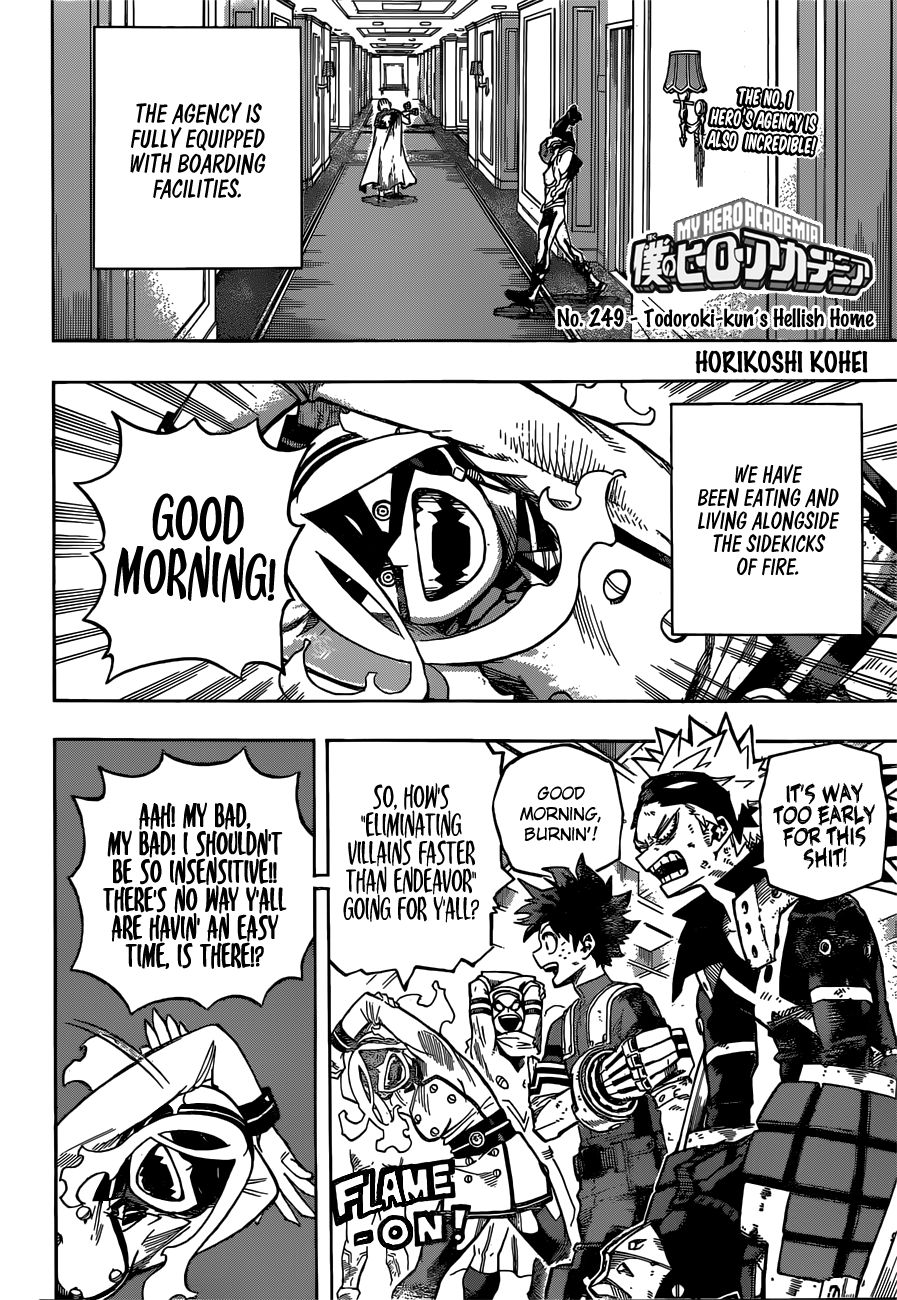 Boku No Hero Academia Chapter 249 page 3 - 
