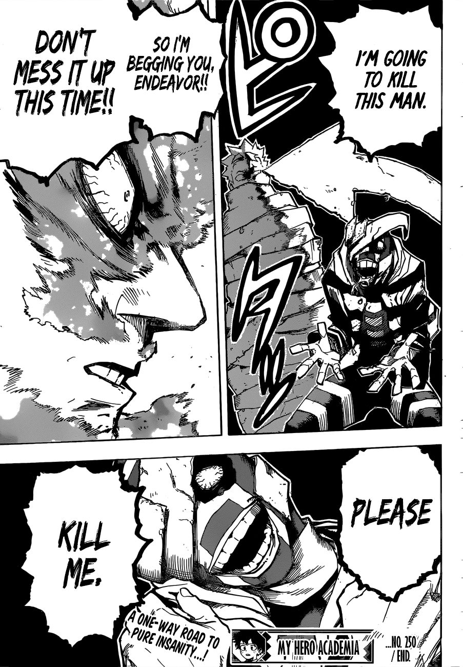 Boku No Hero Academia Chapter 250 page 14 - 